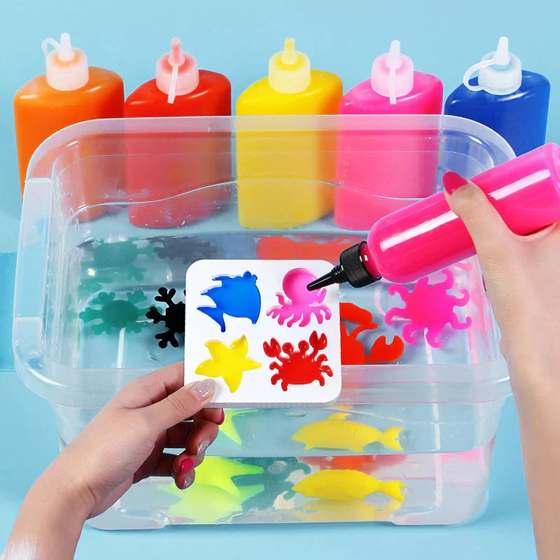 MagicShape Gel TM° Set de moldes mágicos + 9 colores